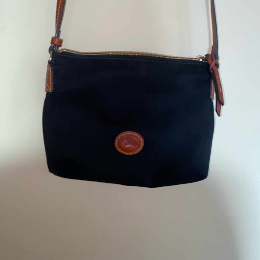 Dooney & Bourke Black Crossbody Bag with Adjustable Strap